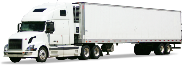 Truck on highway